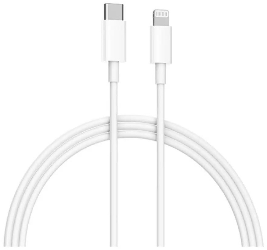 Кабель Lightning (F), USB TypeC (M), 1 м, белый