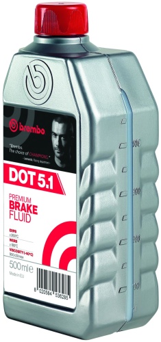Тормозная жидкость гликолевая Brembo DOT 5.1 0.5 л