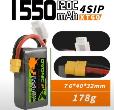 Аккумулятор Ovonic Ovonic 1550mAh 120c