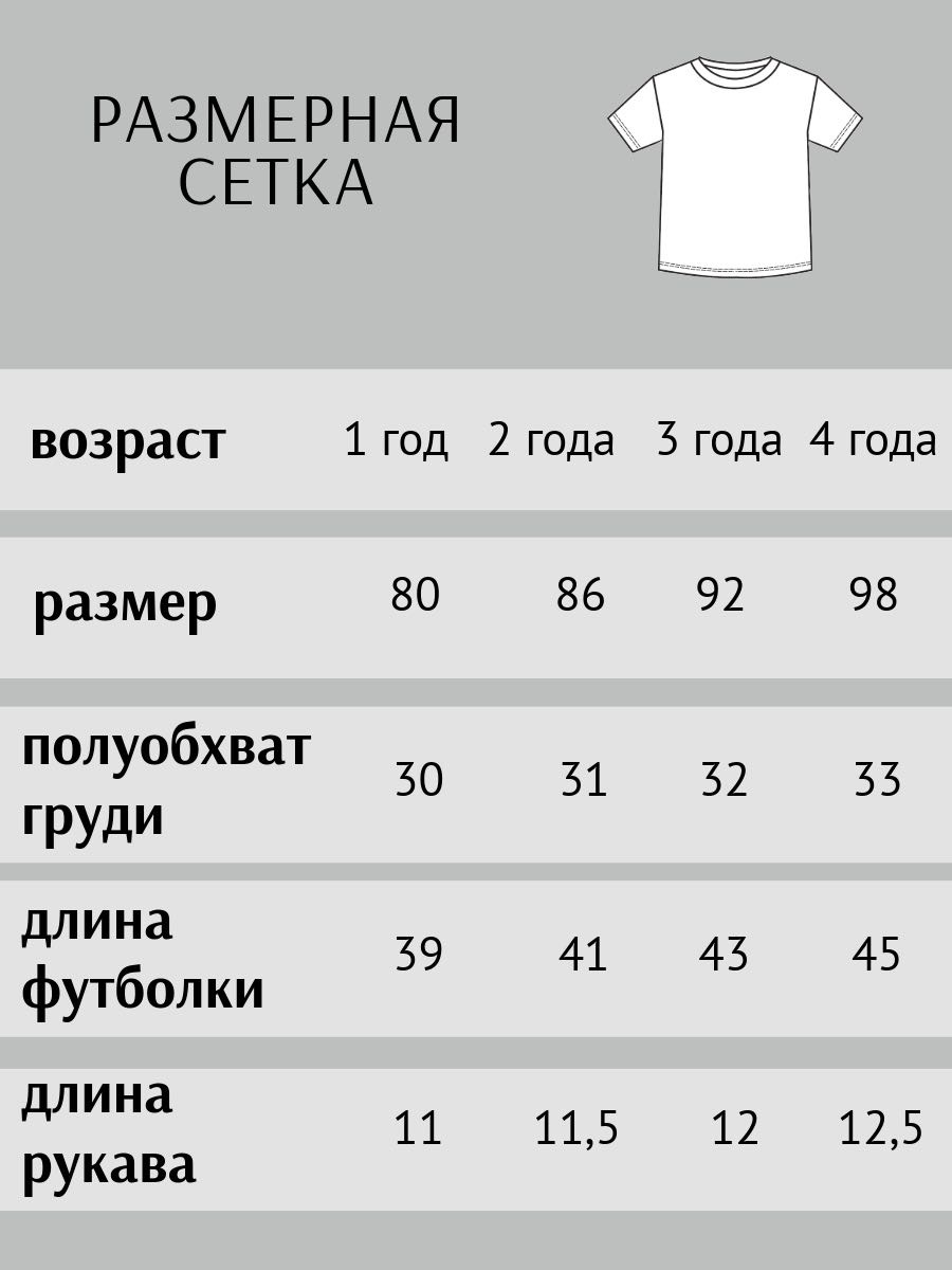 Футболка Timur однотонный серый