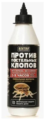 Порошок Gektor против постельных клопов