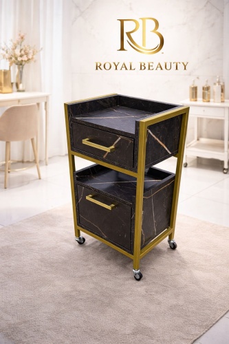 Royal Beauty тумба черный, золотистый 40х75 см