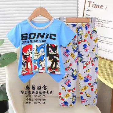 Пижама Sonic the Hedgehog синий, мультиколор
