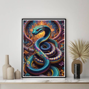 Картина Змея 30x40 см