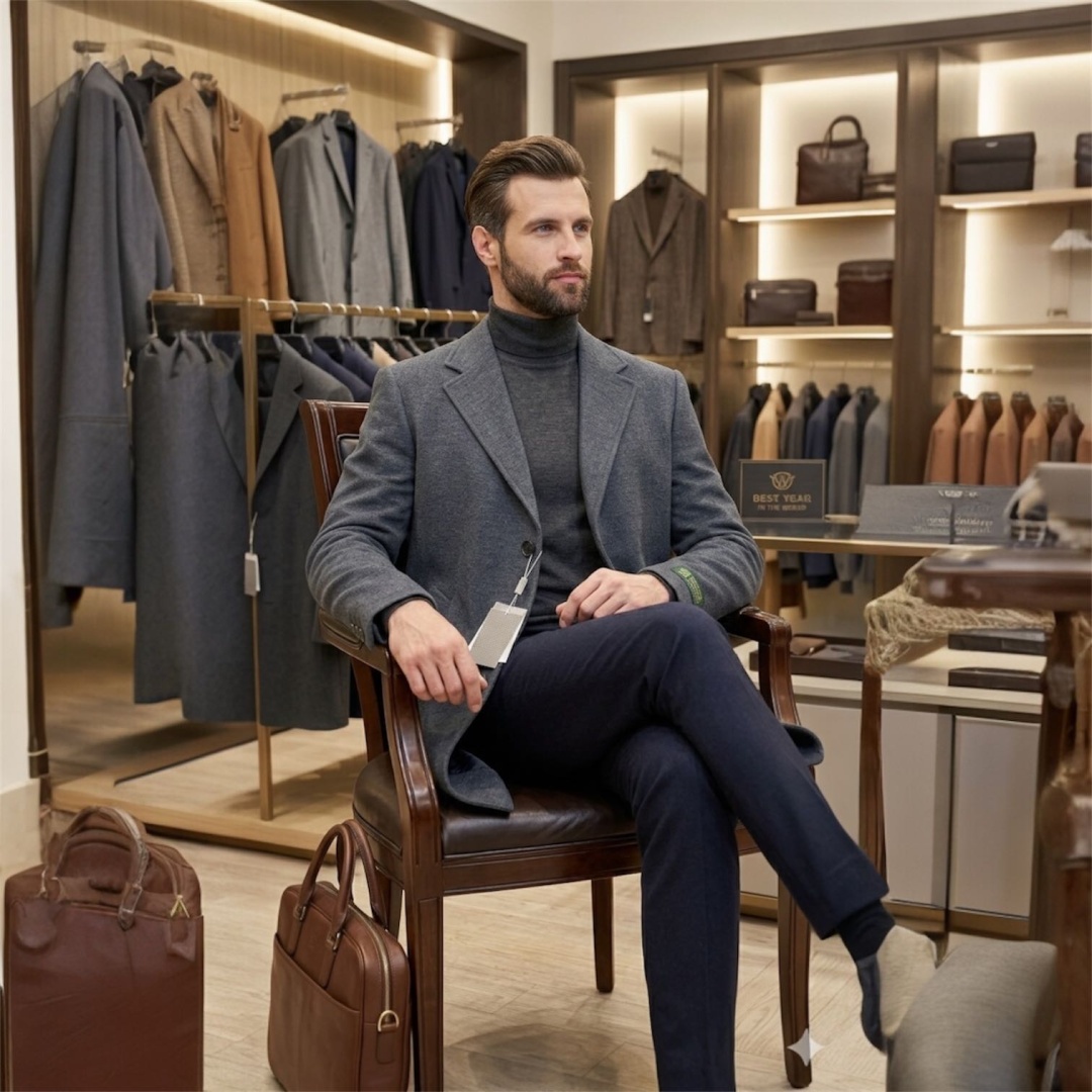 Пальто WORK WORLD серый