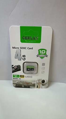 GERLAX microSDHC 452611 4 Гб