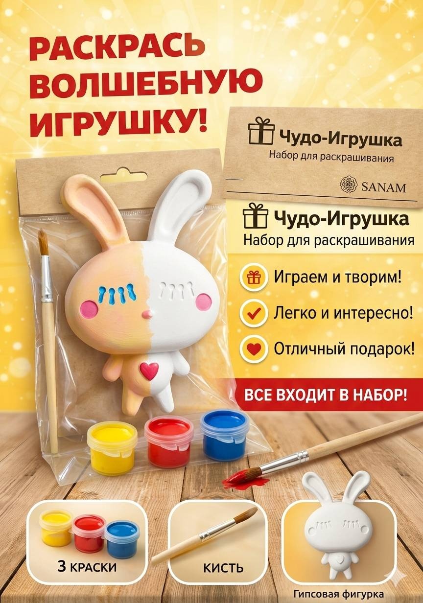 Набор Фигурка Sanam Зайчик