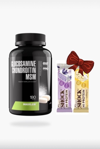 Препарат для укрепления связок и суставов Maxler Glucosamine Chondroitin MSM 180 таблеток 500 г