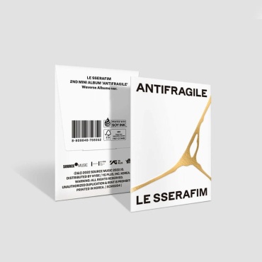 Музыкальный диск KCRUSH LE SSERAFIM - ANTIFRAGILE 2nd Mini Album WVS ALBUMS Version