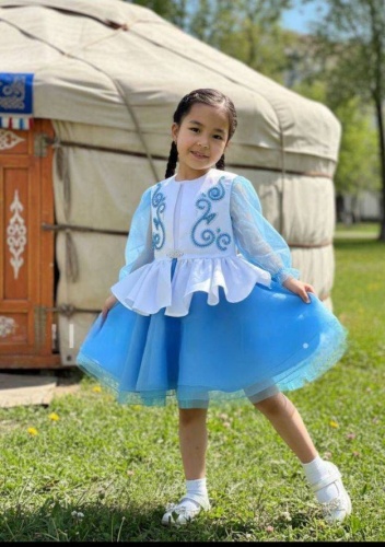 Национальный костюм 101 Rose голубой