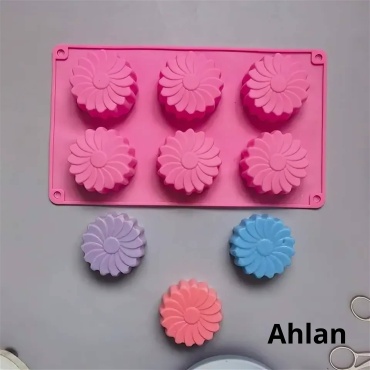 Форма для выпечки, для запекания, для кексов Ahlan силикон, 1 шт