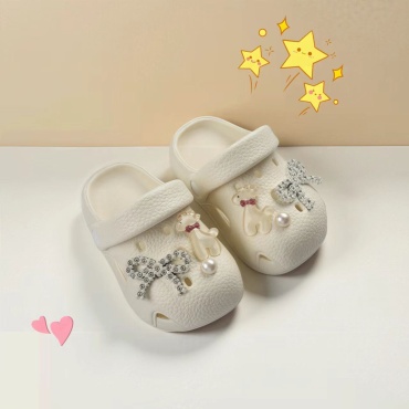 Сабо Qazhomeshop белый, бежевый