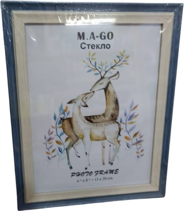 M.A-GO 15x20 см бежевый, синий