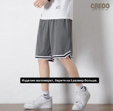 Спортивные шорты CREDO серый