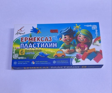 Пластилин 6 цветов