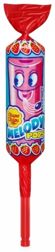 Конфеты леденцы Chupa Chups Melody Pops клубника 15 г