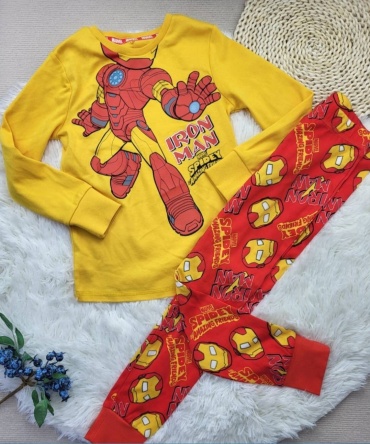 Пижама George baby Халк желтый, красный
