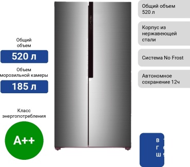 SAMGA KDSBS-520 серый, серебристый