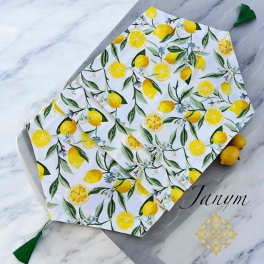 Дорожка на стол Lemons by Janym 174x45 см, дак