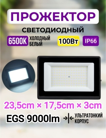 LOBRUN MIR-EGS-PRJ100W-H черный