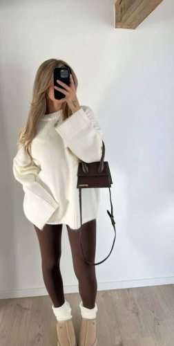 Леггинсы коричневый