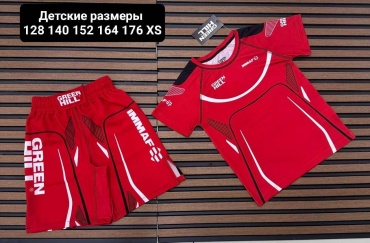 Спортивный костюм красный