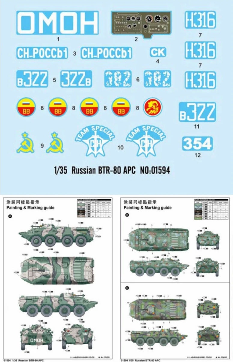 Модель Russian BTR-80 APC