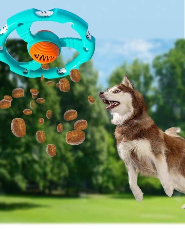 Игрушка Фрисби 923575216 зеленый, оранжевый