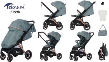 Коляска прогулочная Ining baby 65999, зеленый