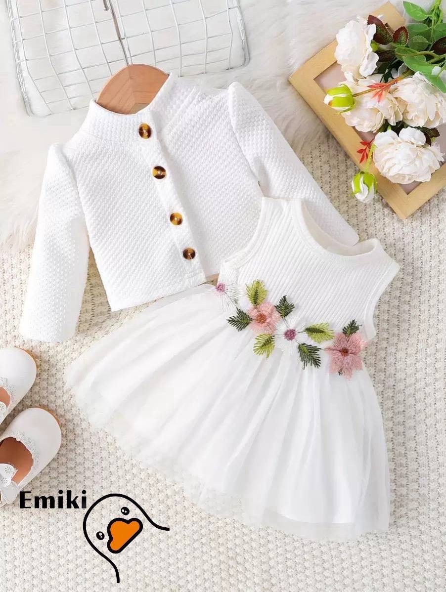 Нарядное платье Emiki белый