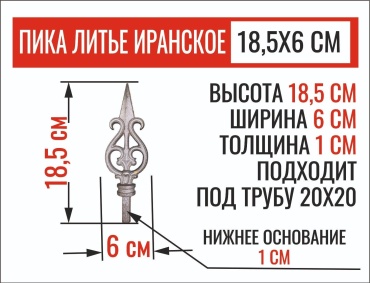 Элемент станочный Иран ZAGIBULYA 1 шт
