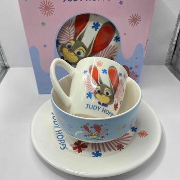Сервиз на 1 персону , предметов: 3, детский, керамика