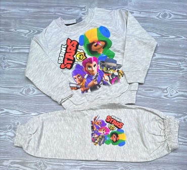 Комплект Kids wear серый, бежевый