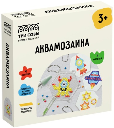 Мозаика ТРИ СОВЫ Космос аква 4 шт