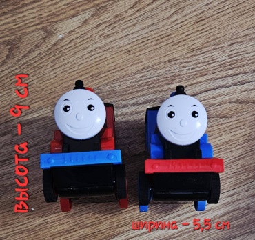 Поезд Train thomas красный, голубой