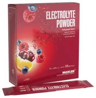 Maxler витаминная вода MAXLER ELECTROLYTE POWDER Фруктовый пунш 102 г