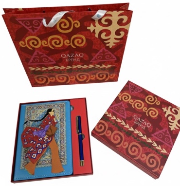 Блокнот Qazaq Этно, A6, 100 л, мультиколор