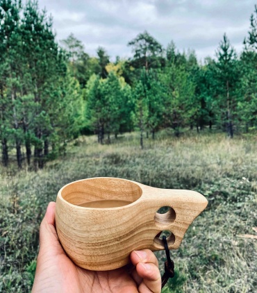 Кружка Tugi Camping , 180 мл, дерево, 1 шт.