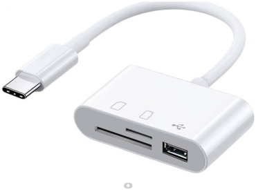 Картридер TPC USB Type-C для SD, microSD, USB 2.0