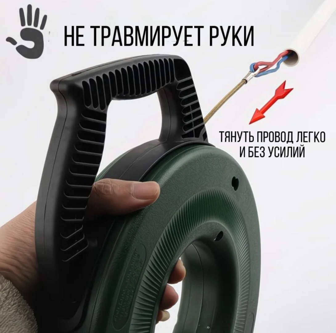 Протяжка кабельная Сталь 10 м х 3 мм