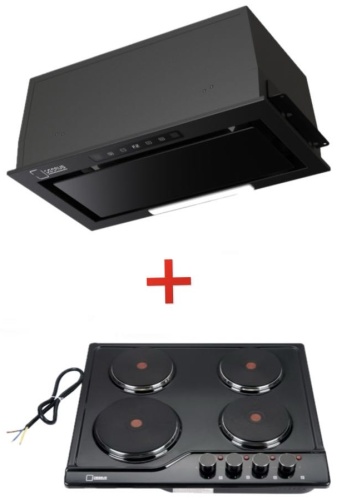 Варочная поверхность Dessus DCM-60001B + DH-608B черный