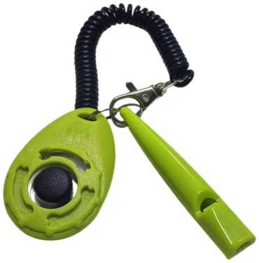Игрушка PET SUPPLIES кликер 8607 черный, зеленый