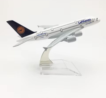Самолет SANA ACADEMY Sana A380 Lufthansa 16cm модель самолета 1:400