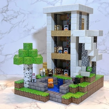 Конструктор Блоки Minecraft, деталей 100 шт