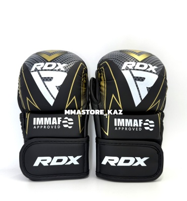 Перчатки RDX перчатки для мма золотистый L