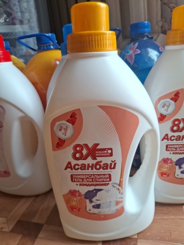 Асанбай 8X универсальный гель Роза 4 л