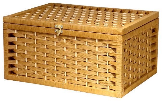 Органайзер универсальный 36x25x17 см, ротанг