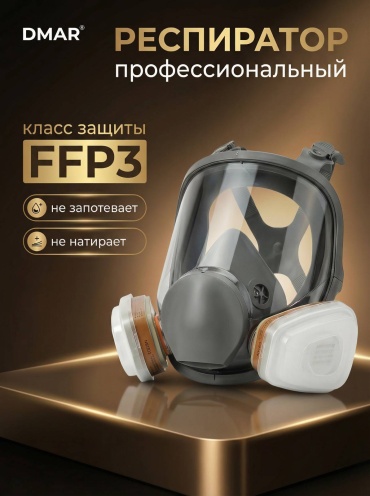Dmar маска FFP3 DMR - R3, 1 шт