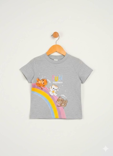 Футболка CHASTE kids серый