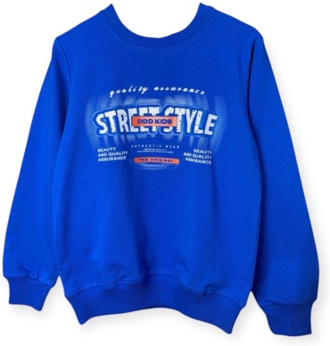 Свитшот Street Style Надпись синий